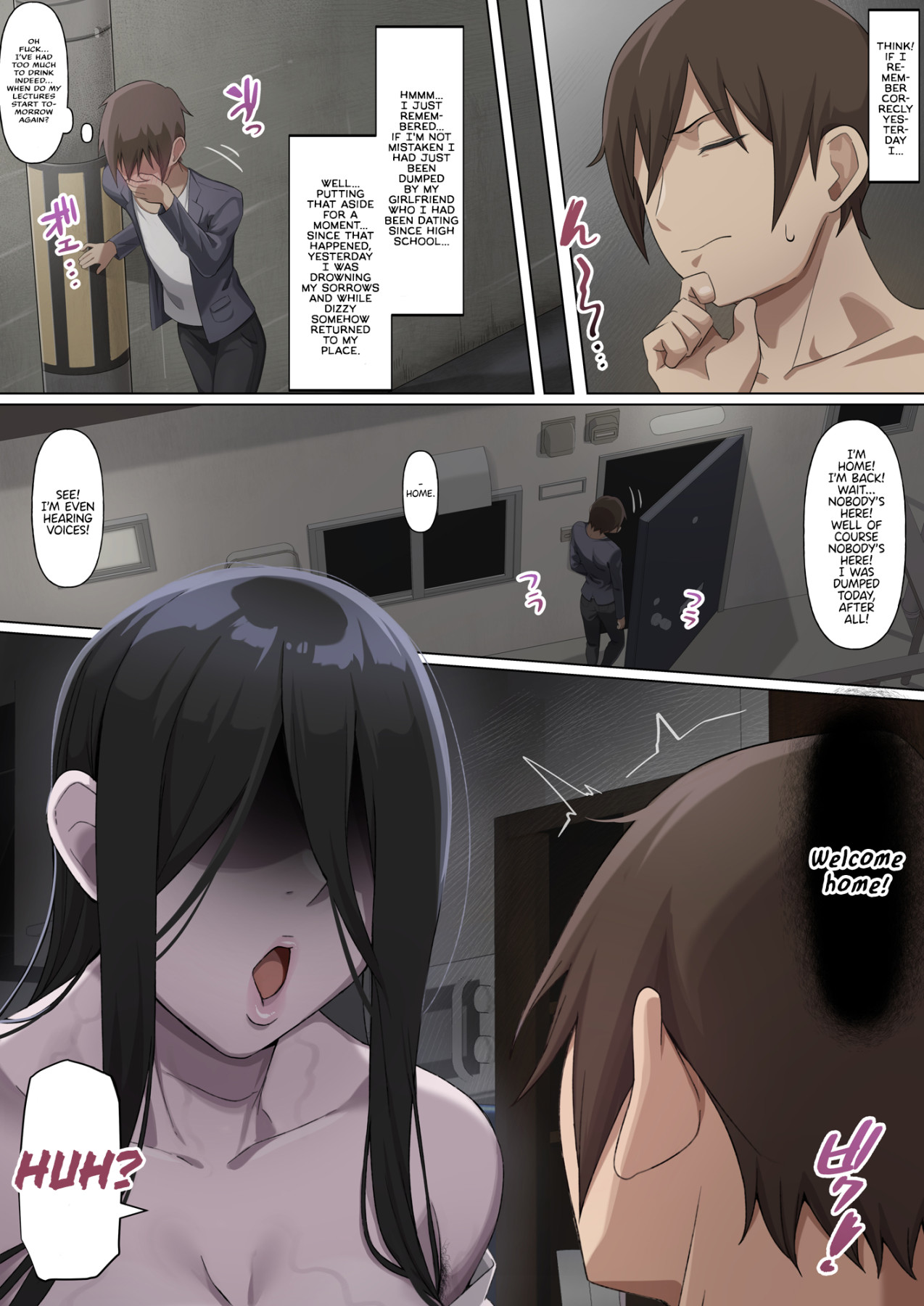 Hentai Manga Comic-Being Seduced by a Female Ghost-Read-4